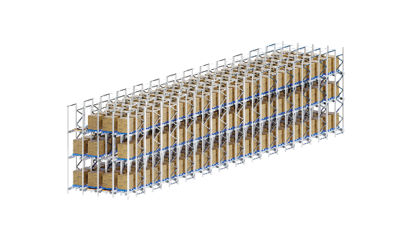 梭車型棧板式自動倉儲
